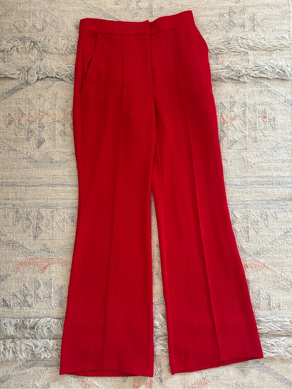 River Island Red Boot-Cut Trousers